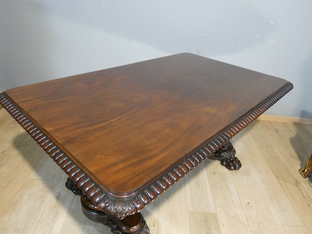 Table de salle à manger ou de bibliothèque en palissandre, Angleterre début XIX ème siècle – Image 6
