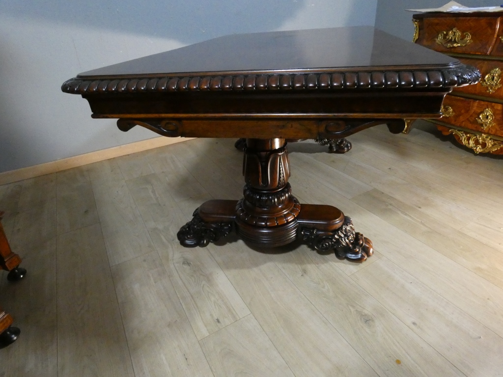 Table de salle à manger ou de bibliothèque en palissandre, Angleterre début XIX ème siècle – Image 2