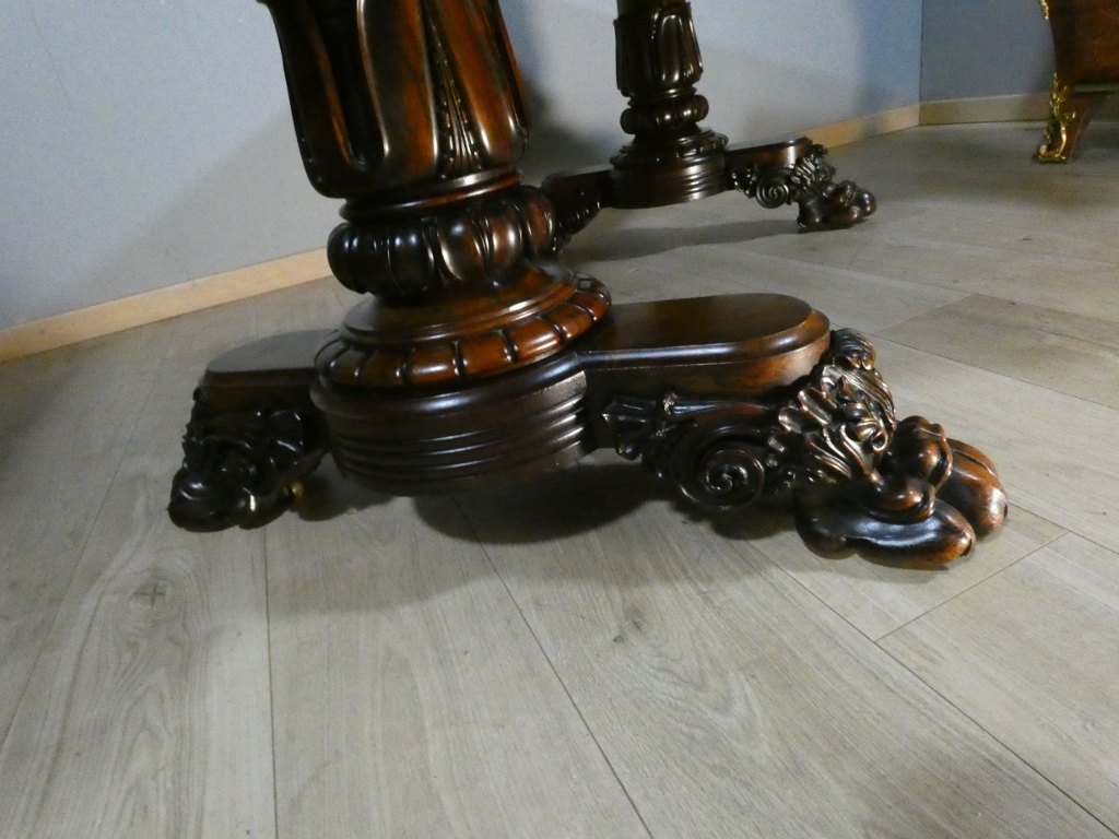 Table de salle à manger ou de bibliothèque en palissandre, Angleterre début XIX ème siècle – Image 11