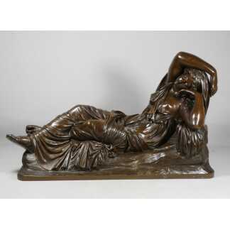 Ariane endormie – Important bronze d’édition Barbedienne, fin du XIXe siècle