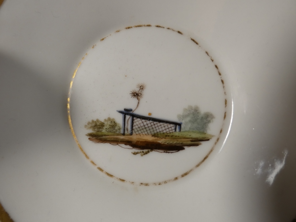 Au chinois fumant sa pipe, tasse en porcelaine de Paris époque début XIX ème siècle – Image 8