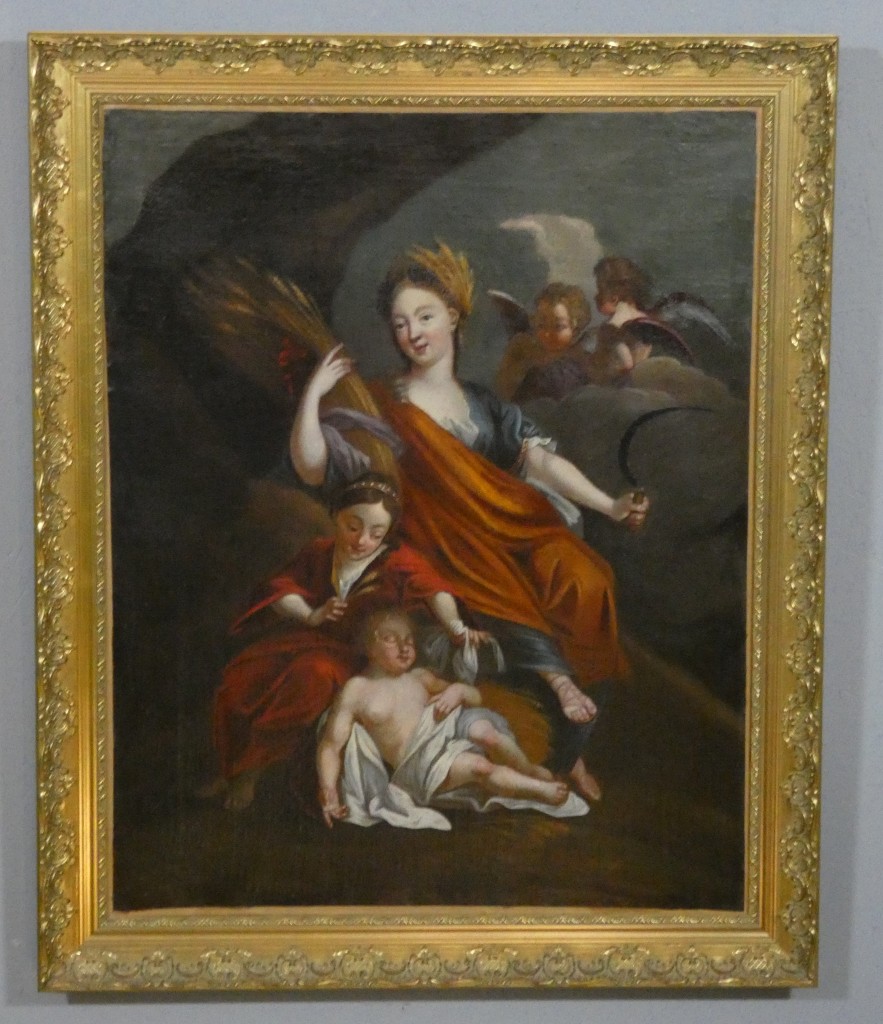 Cérès, allégorie de l’Été — huile sur toile, école française du XVIIIe siècle – Image 7