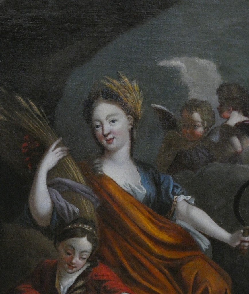 Cérès, allégorie de l’Été — huile sur toile, école française du XVIIIe siècle – Image 4