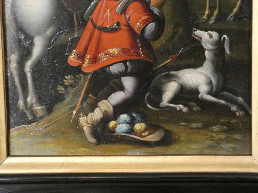 École Allemande Du XVIe Siècle – Saint Hubert Et La Vision Du Cerf – Huile Sur Cuivre – Image 20