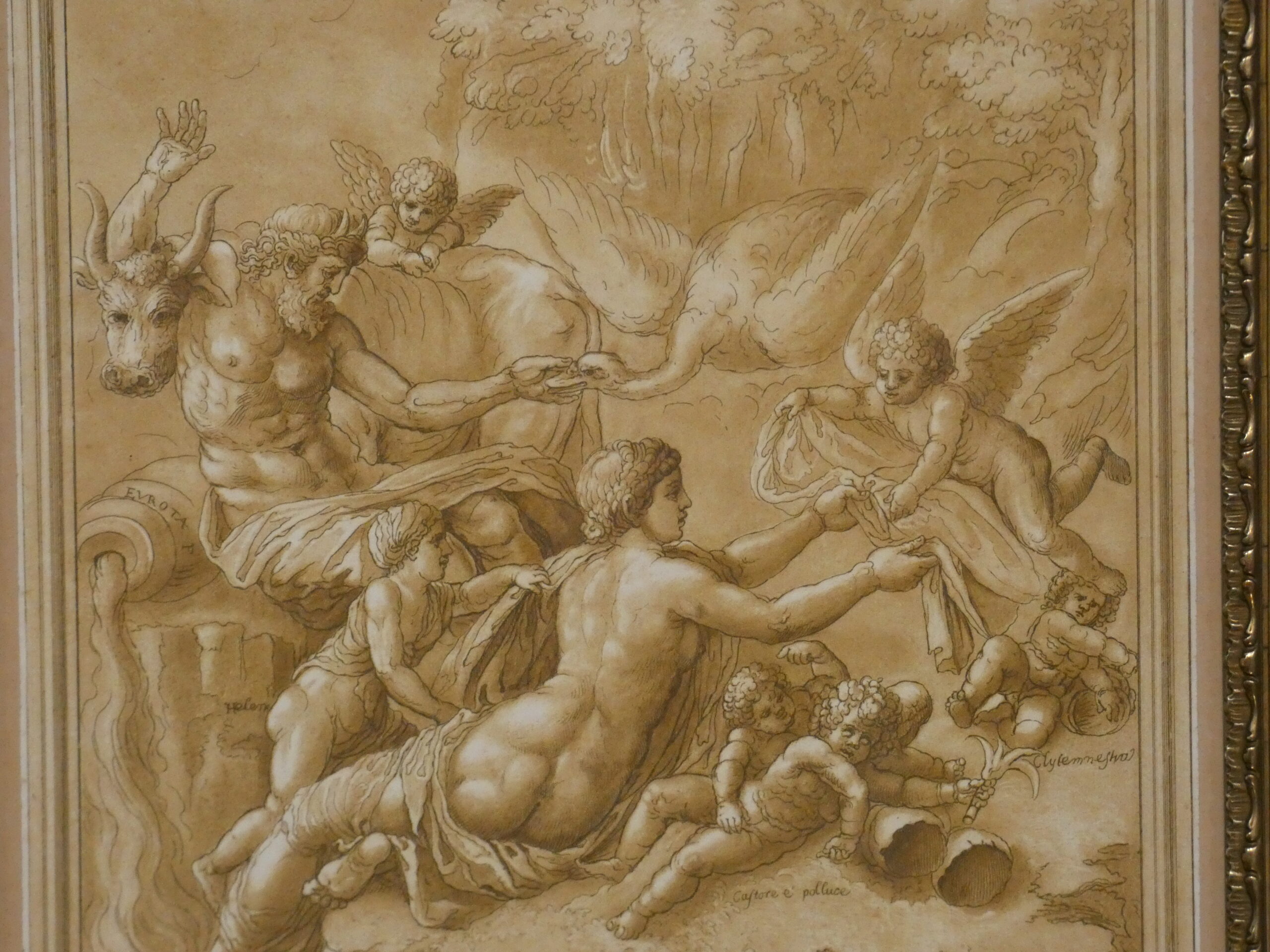 Jupiter et Europe, gravure XVIII ème d'après Giulo Romano gravé par Andréa Scacciati, 1766 – Image 5