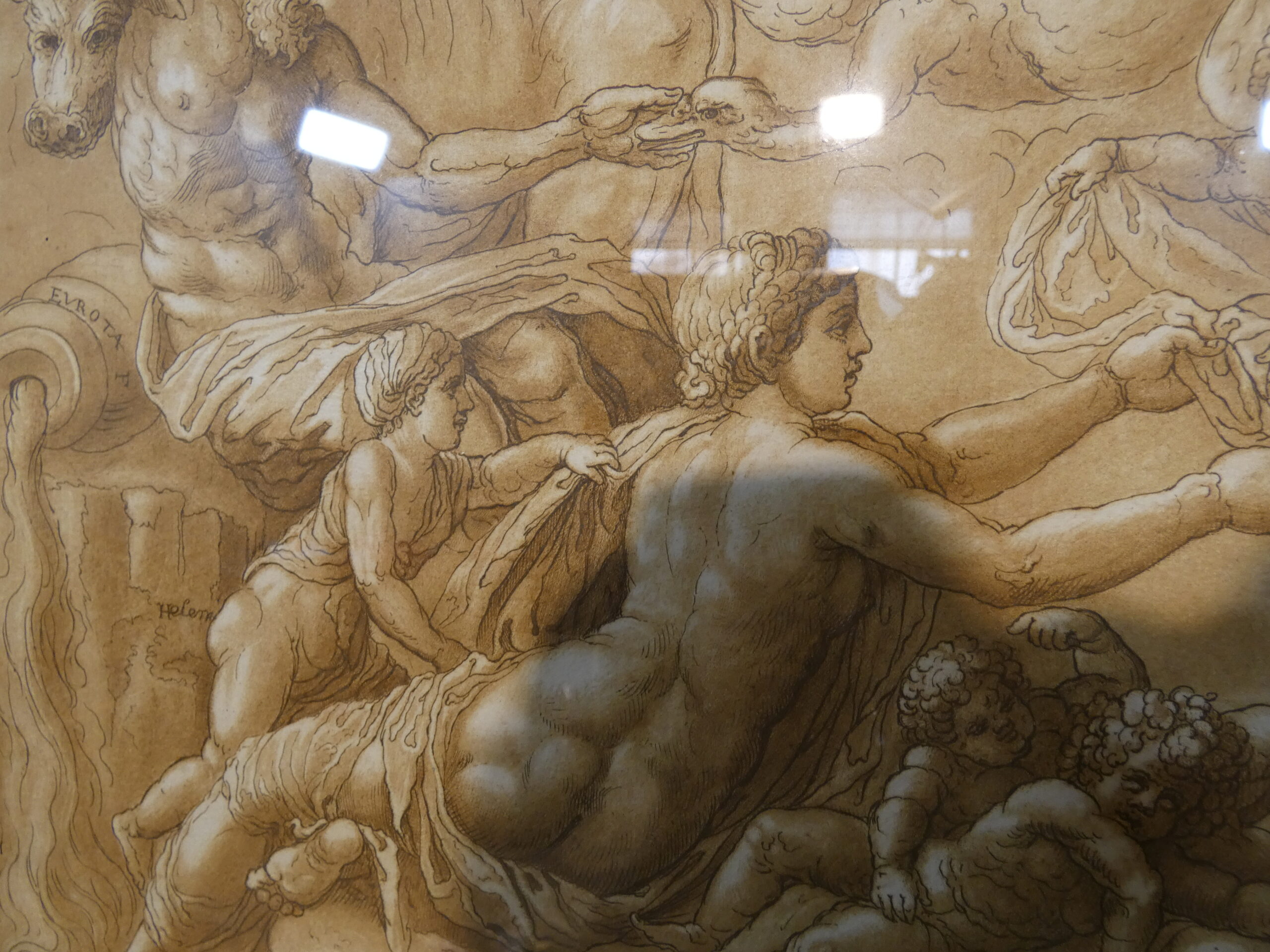 Jupiter et Europe, gravure XVIII ème d'après Giulo Romano gravé par Andréa Scacciati, 1766 – Image 12