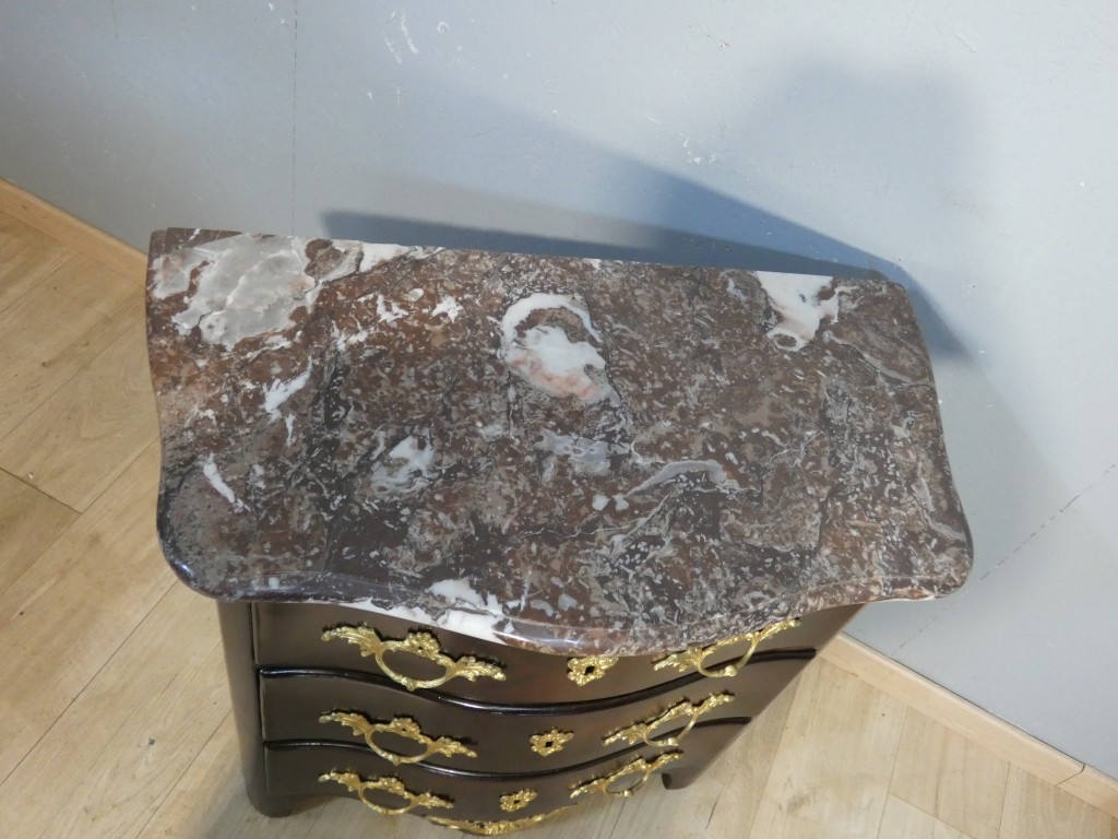 Petite commode d'entre-deux - époque Régence en palissandre - début XVIII ème siècle – Image 13