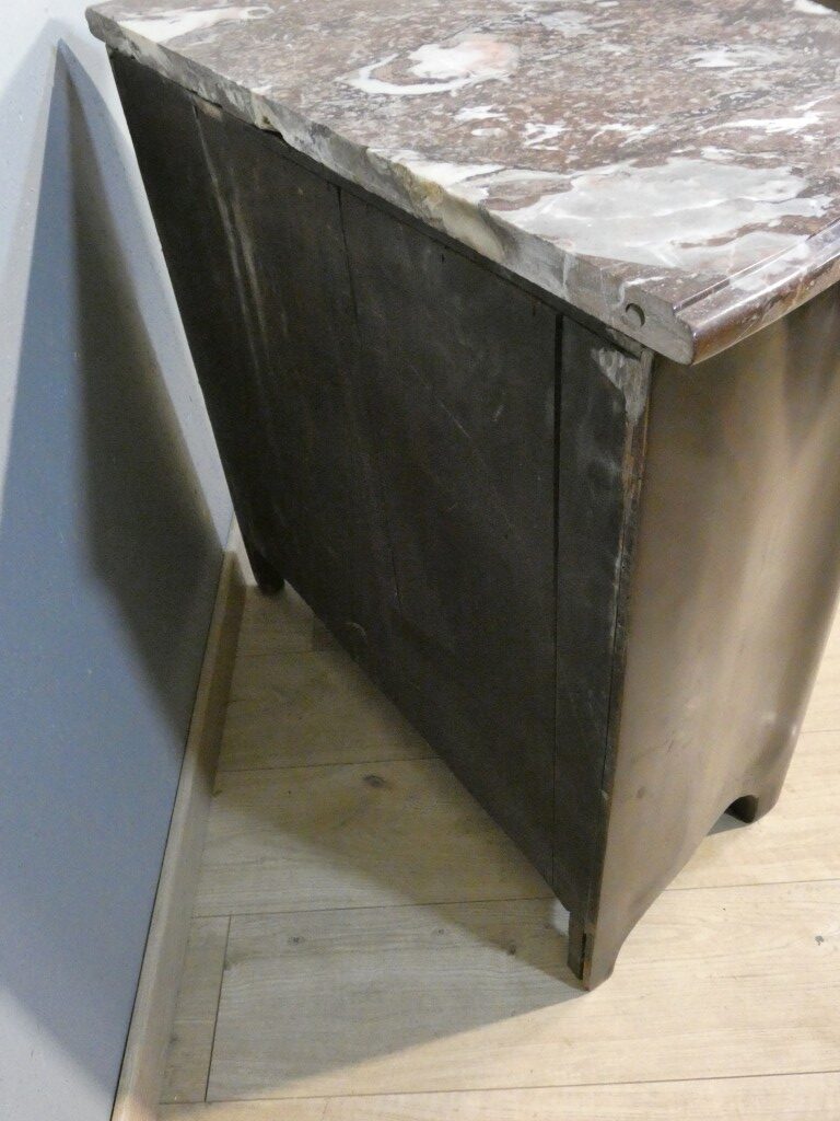Petite commode d'entre-deux - époque Régence en palissandre - début XVIII ème siècle – Image 16