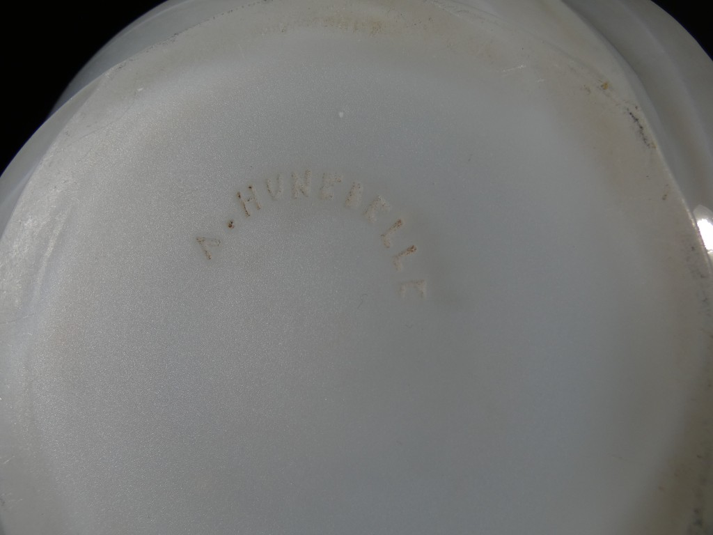 André Hunebelle, vase Saturne boule en verre opalescent, époque Art Déco – Image 8