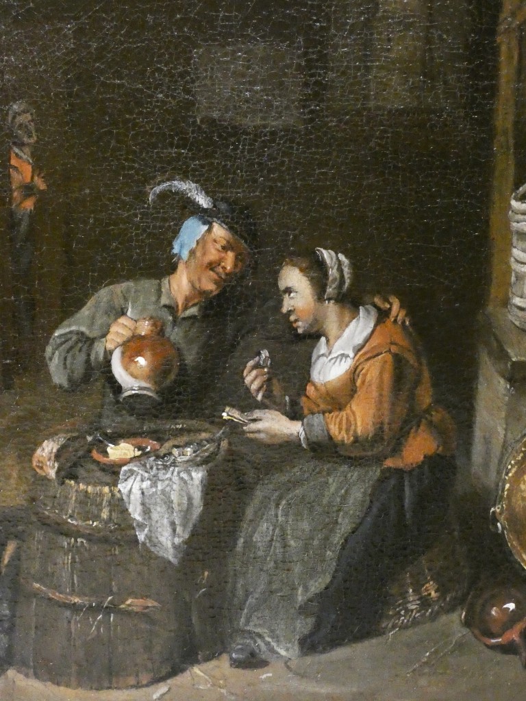 Scène de cabaret – École du Nord du XVIIIᵉ siècle, dans le goût de David Teniers – Image 11