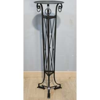 Colonne de présentation néoclassique en fer, époque vers 1940
