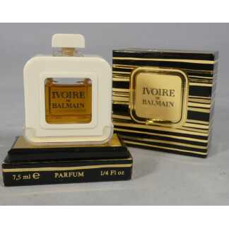 Parfum Ivoire de Balmain 7.5 mL collection boîte d'origine 1979