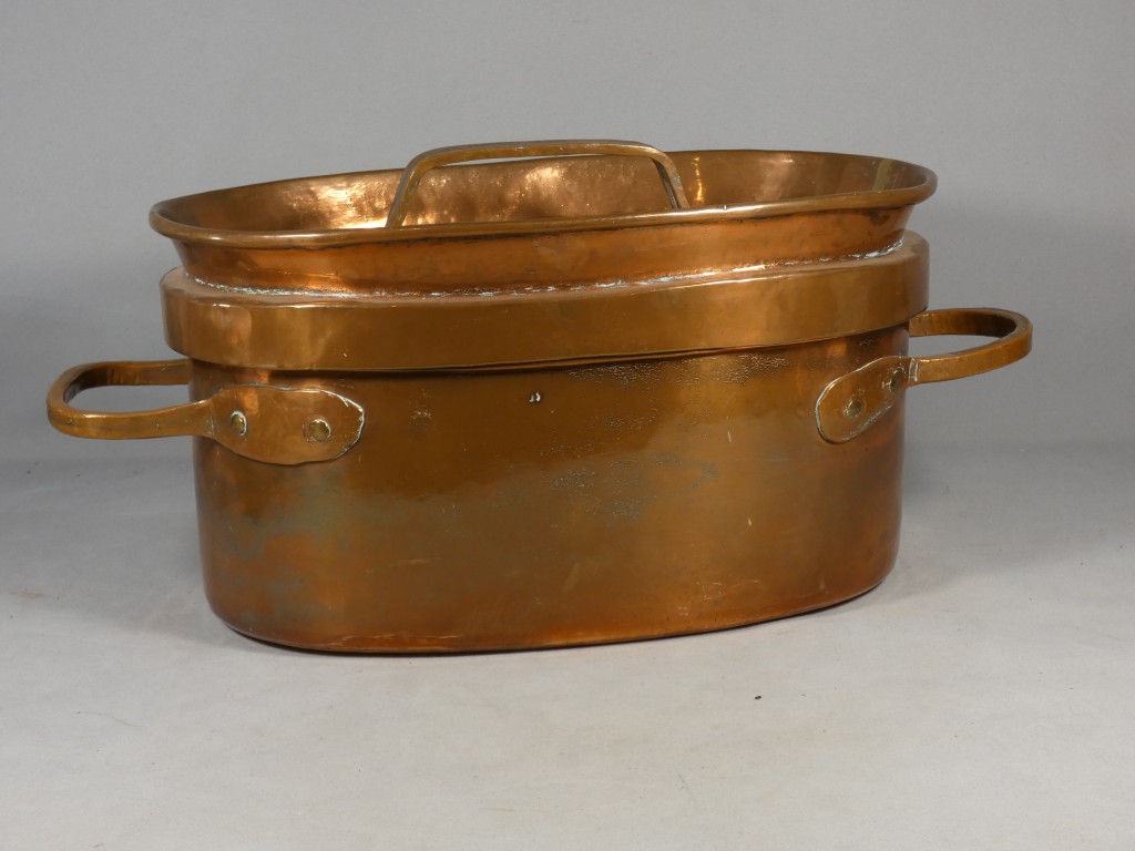 Daubière marmite en cuivre époque XVIII ème siècle – Image 2