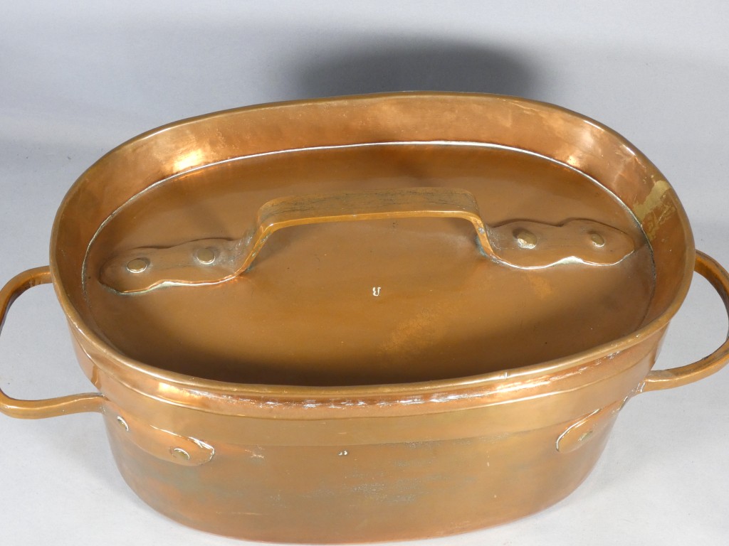 Daubière marmite en cuivre époque XVIII ème siècle – Image 4
