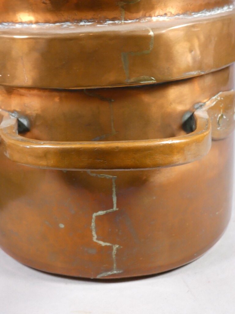 Daubière marmite en cuivre époque XVIII ème siècle – Image 6