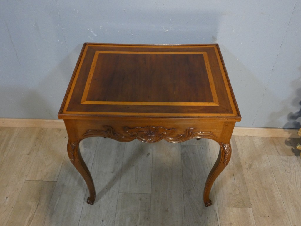 Table à jeux trictrac en acajou d’époque Louis XV – XVIIIᵉ siècle – Image 8