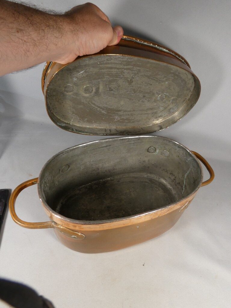Daubière marmite en cuivre époque XVIII ème siècle – Image 3