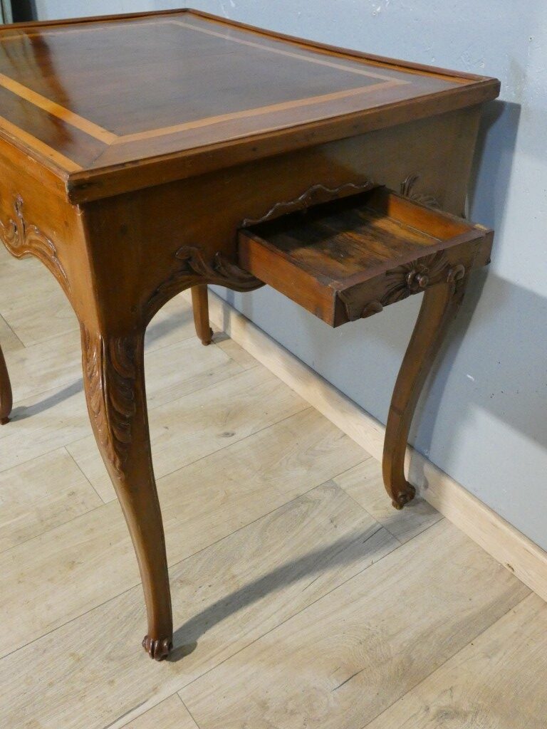 Table à jeux trictrac en acajou d’époque Louis XV – XVIIIᵉ siècle – Image 14