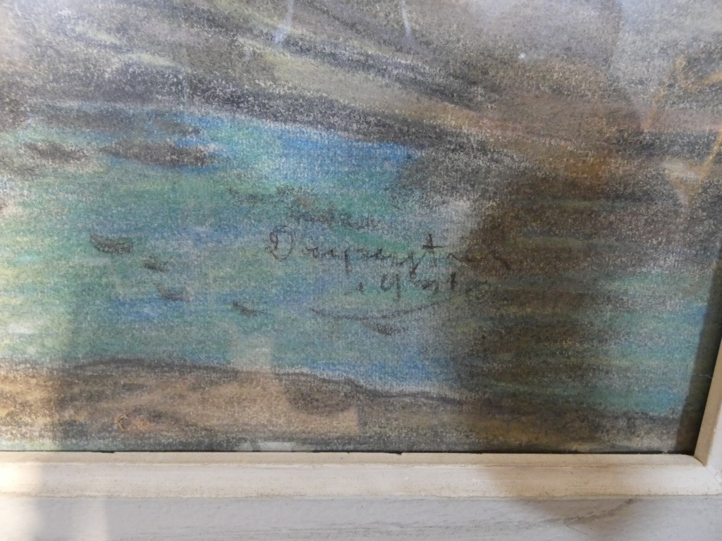 Les bateaux à marée basse, dessin au pastel par Dupuytren, 1921 – Image 6