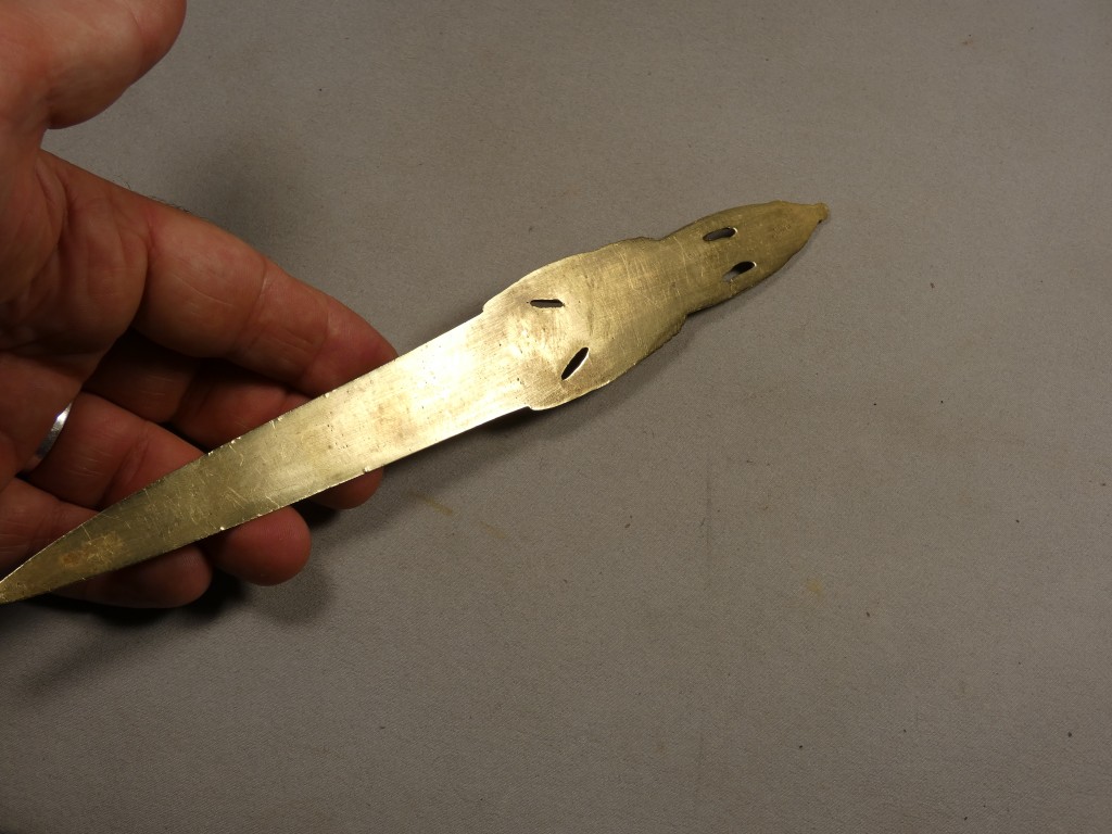 Maurice Frécourt (1890-1961), coupe papier au héron en bronze, époque vers 1920 – Image 4