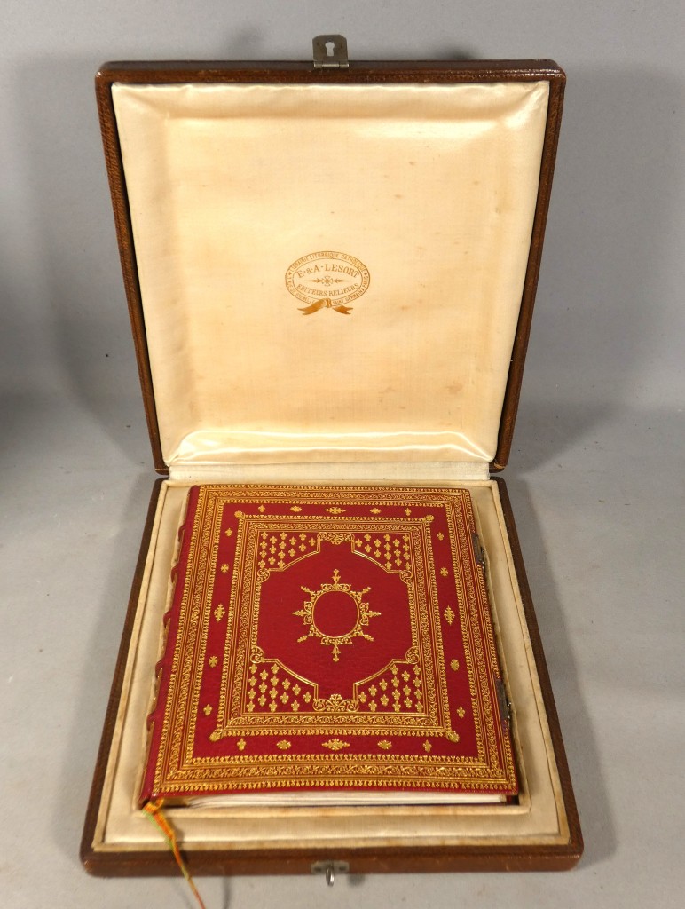 Livre de prières néogothique entièrement manuscrit et enluminé – E. & A. Lesort – XIXᵉ siècle – Image 2