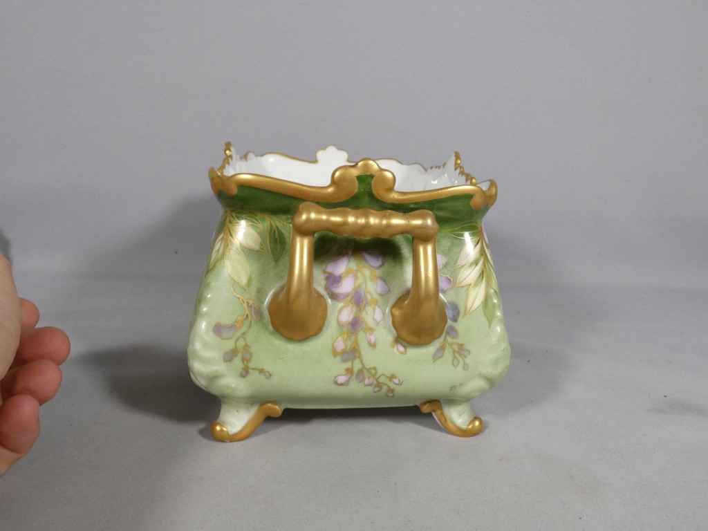 La Glycine, jardinière en porcelaine de Limoges, époque Art Nouveau, vers 1900 – Image 6