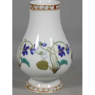 Haviland Princesse Eugénie, vase en porcelaine de Limoges style Napoléon III