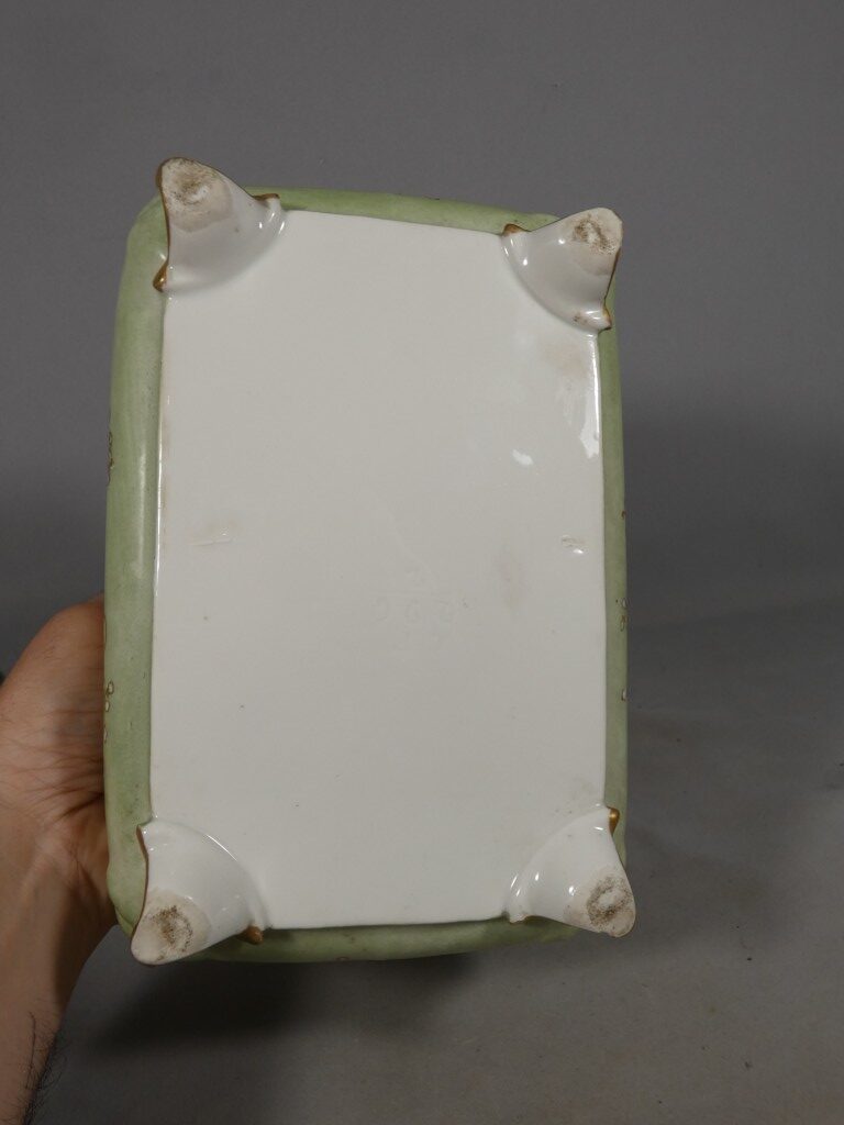 La Glycine, jardinière en porcelaine de Limoges, époque Art Nouveau, vers 1900 – Image 9