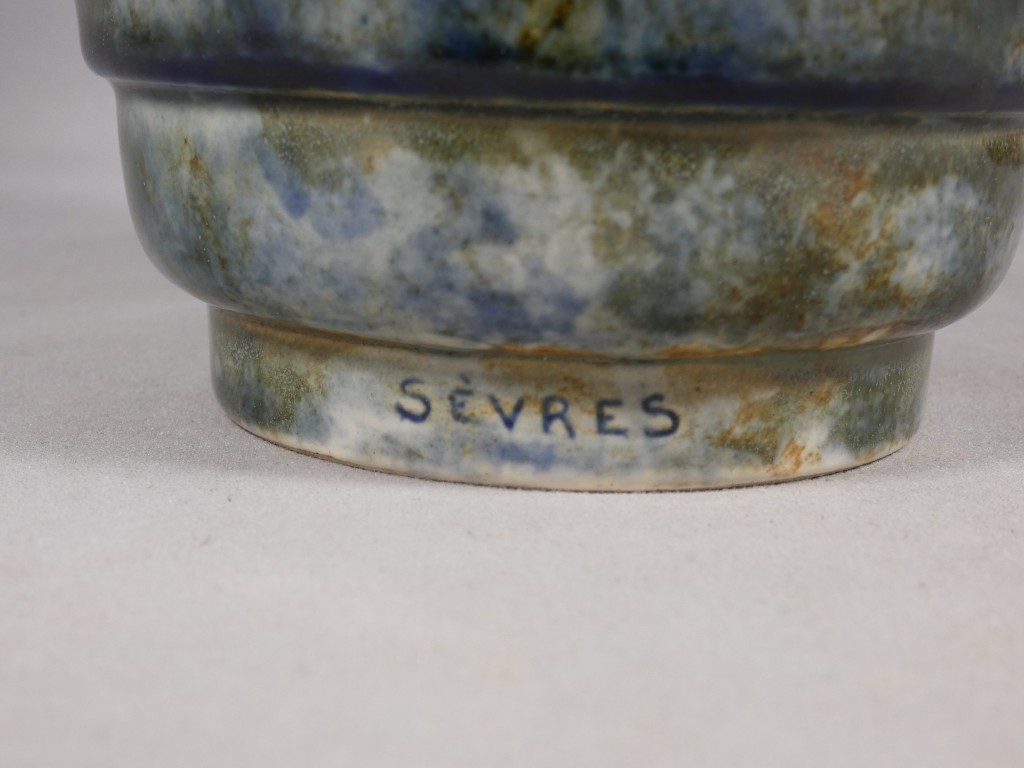 Vase Art déco en céramique émaillée, Sèvres, vers 1930 – Image 7