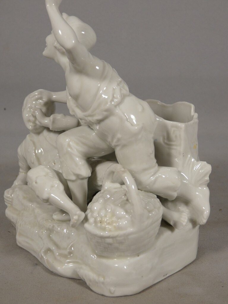 Schäfer & Vater – « La Bagarre » – Groupe en porcelaine, vers 1900 – Image 4