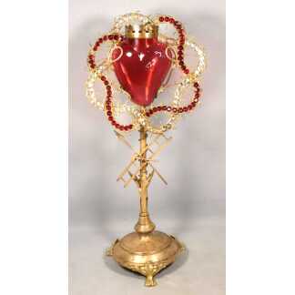 Important objet de dévotion au Sacré-Cœur et à la Passion du Christ – XIXᵉ siècle