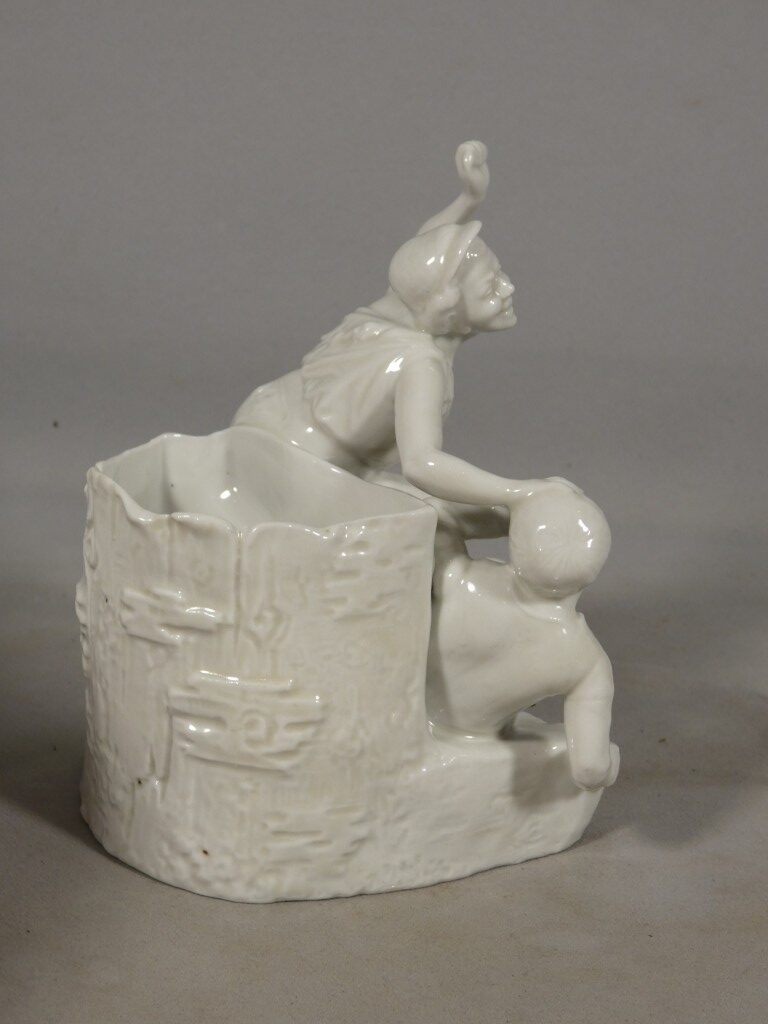 Schäfer & Vater – « La Bagarre » – Groupe en porcelaine, vers 1900 – Image 7