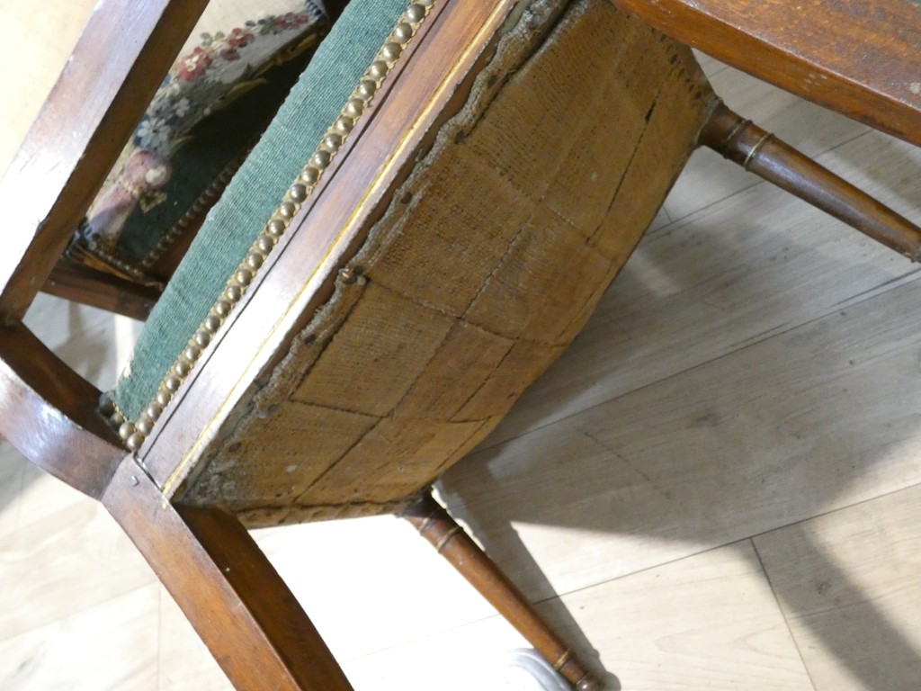 Salon d’époque Directoire en tapisserie XVIIIe siècle scènes pastorales et Fable de la Fontaine – Image 28