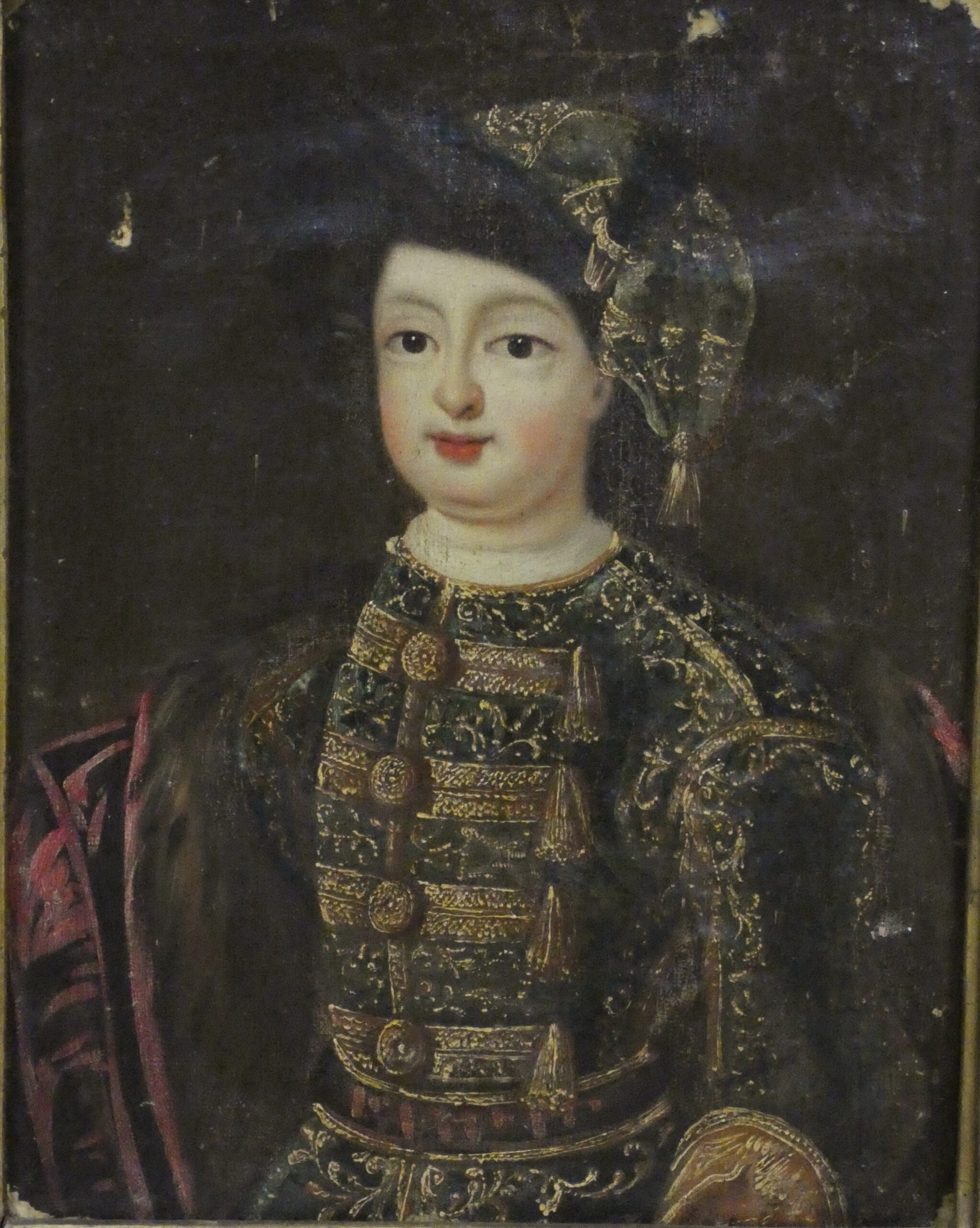 Portrait d'un jeune aristocrate en costume d'apparat – École européenne, fin XVIIe ,début XVIII – Image 2