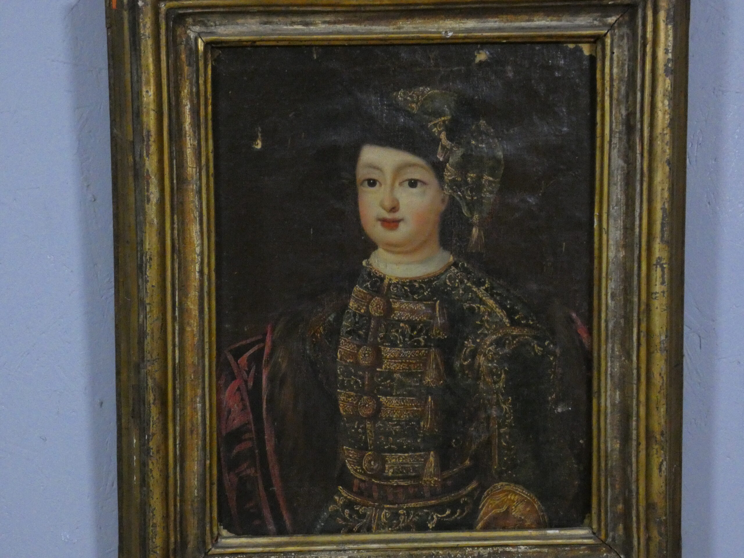 Portrait d'un jeune aristocrate en costume d'apparat – École européenne, fin XVIIe ,début XVIII – Image 4