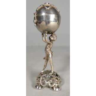 Boîte à aromates de Havdalah en argent russe 84 zolotniks – Moscou 1894 – Judaïca