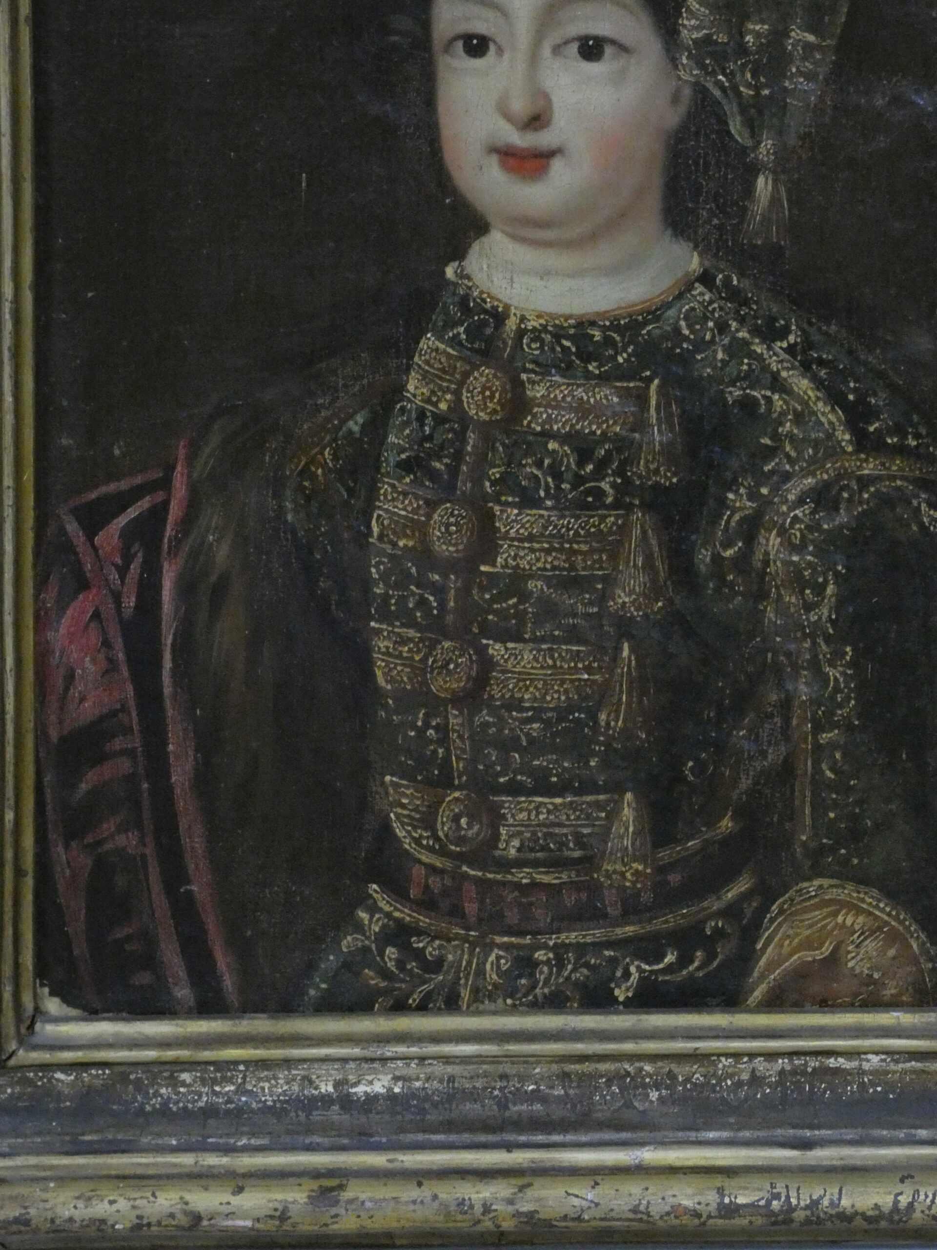 Portrait d'un jeune aristocrate en costume d'apparat – École européenne, fin XVIIe ,début XVIII – Image 8