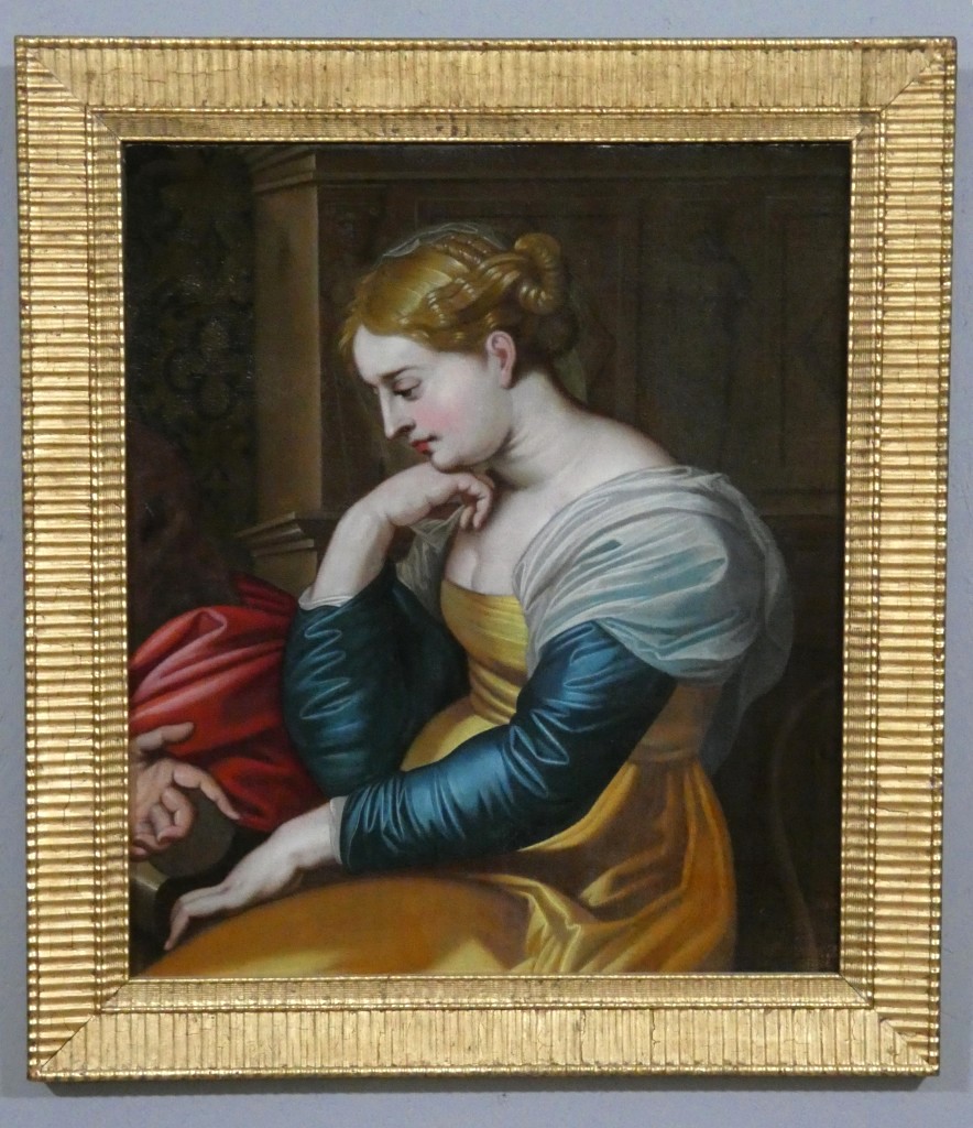 Hélène Fourment allégorie de la Mélancolie, d’après l’atelier de Pierre-Paul Rubens – XVIIIe