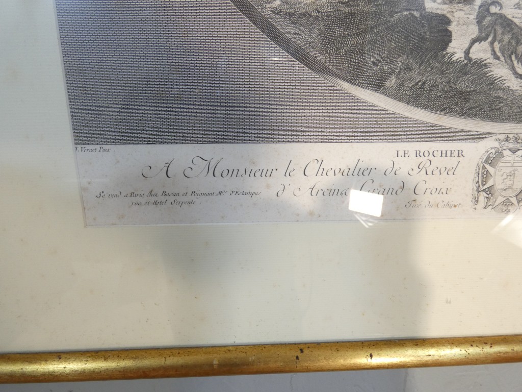 Le Rocher percé – Gravure d'après Joseph Vernet par Marie-Rosalie Bertaud – XVIIIe siècle – Image 7