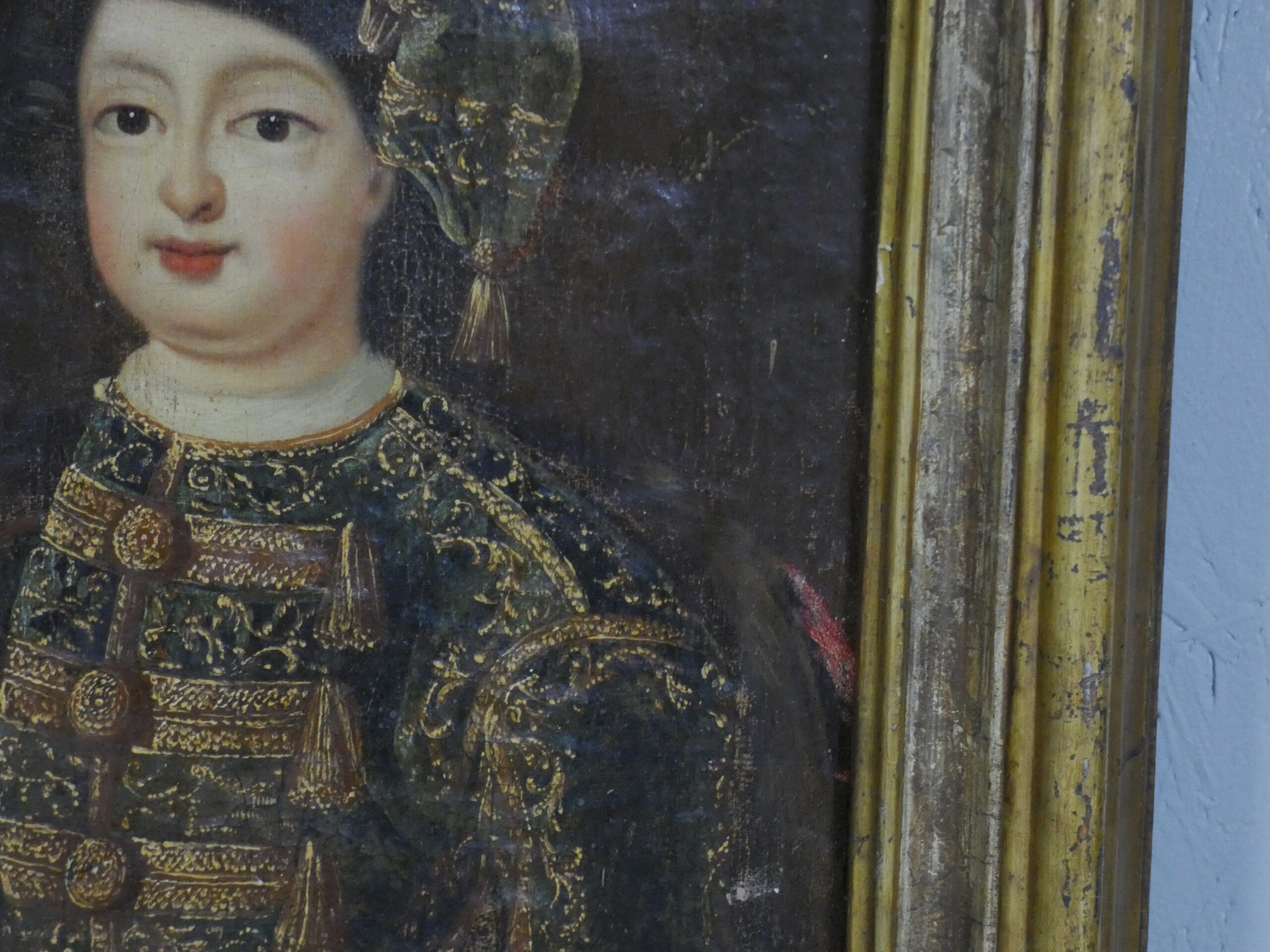 Portrait d'un jeune aristocrate en costume d'apparat – École européenne, fin XVIIe ,début XVIII – Image 11