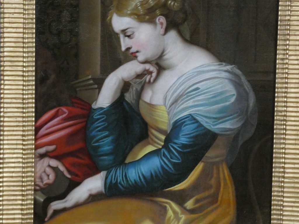 Hélène Fourment allégorie de la Mélancolie, d’après l’atelier de Pierre-Paul Rubens – XVIIIe – Image 3