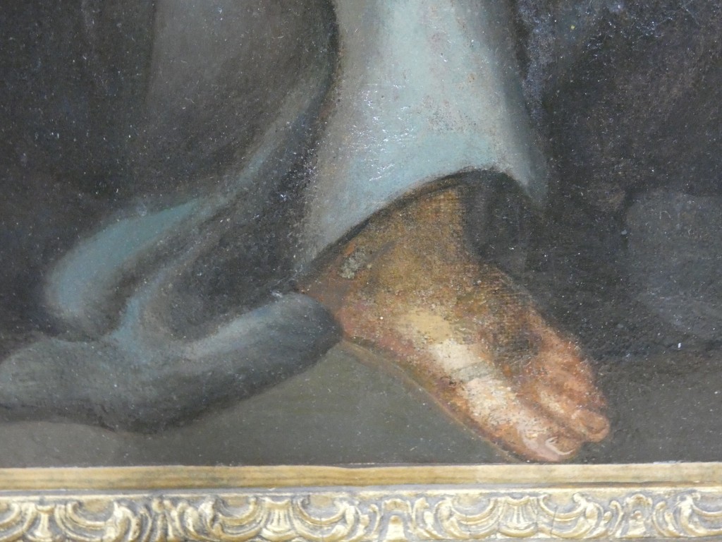 École Italienne du XVIIe Siècle – La Nativité de la Vierge – Grande Huile sur Toile – Image 20