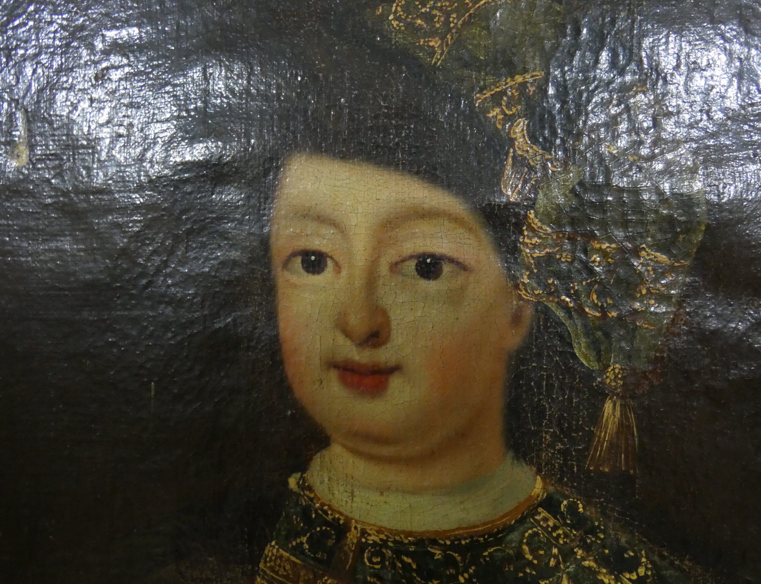Portrait d'un jeune aristocrate en costume d'apparat – École européenne, fin XVIIe ,début XVIII – Image 15
