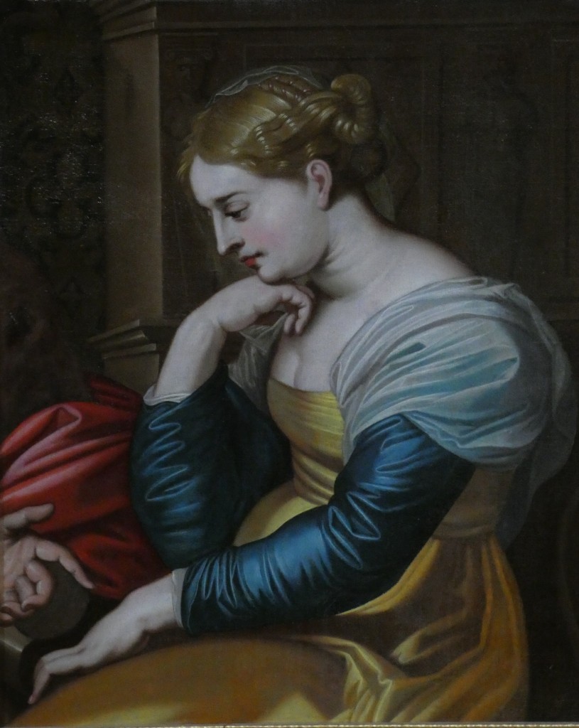 Hélène Fourment allégorie de la Mélancolie, d’après l’atelier de Pierre-Paul Rubens – XVIIIe – Image 5