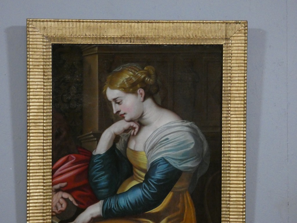 Hélène Fourment allégorie de la Mélancolie, d’après l’atelier de Pierre-Paul Rubens – XVIIIe – Image 7