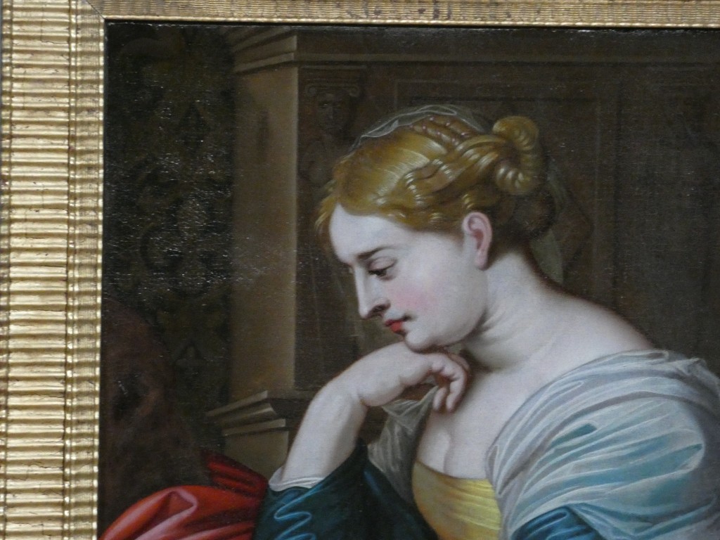 Hélène Fourment allégorie de la Mélancolie, d’après l’atelier de Pierre-Paul Rubens – XVIIIe – Image 10