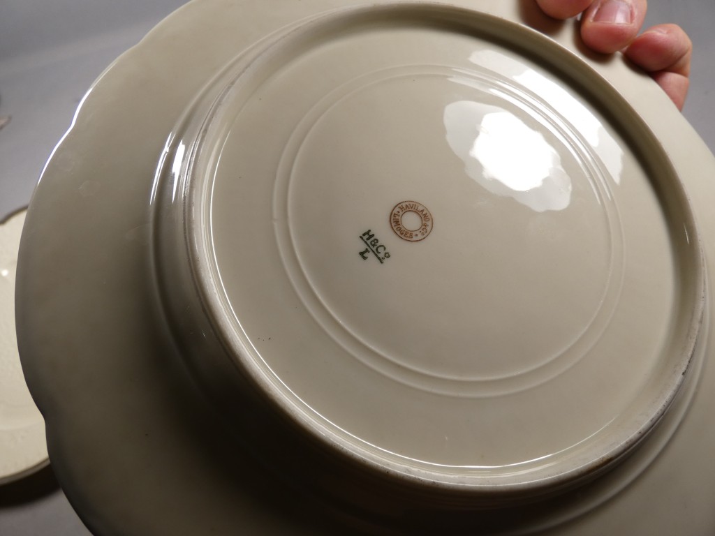 Haviland & Cie – Albert Dammouse – Assiette japonisante au héron en vol, Limoges vers 1885 – Image 13
