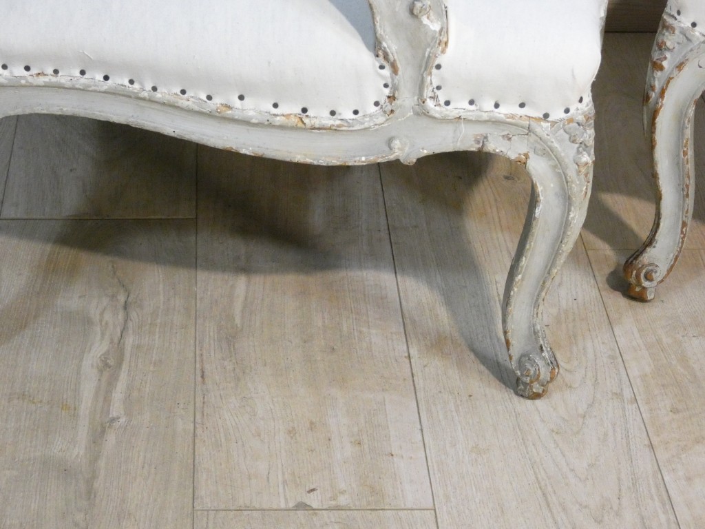 SENE LE PERE – Vers 1745- Paire de fauteuils à la Reine d'époque Louis XV estampillés XVIII ème – Image 7