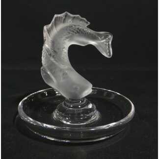 Lalique France – Vide-poche au poisson en Cristal satiné