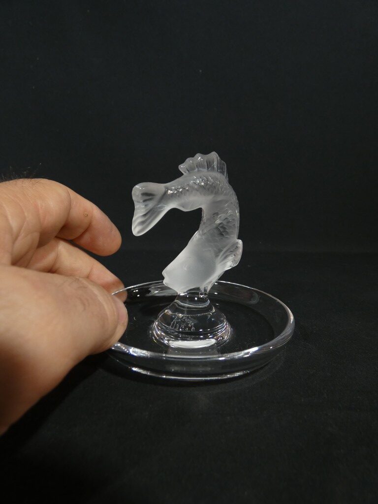 Lalique France – Vide-poche au poisson en Cristal satiné – Image 5